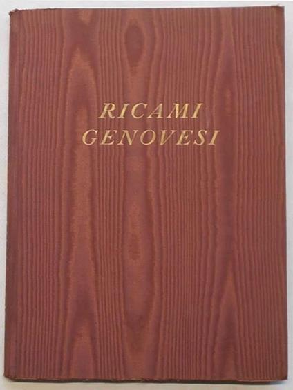 Ricami genovesi - G. Morazzoni - copertina