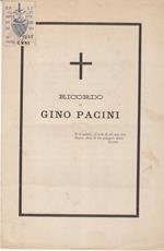 Ricordo di gino pacini