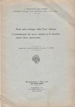 Studi sullo sviluppo delle trote italiane l'assorbimento del sacco vitellino in s. lacustris carpio, fario, marmoratus