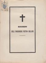 Ricordo dell'ingegnere pietro bellini