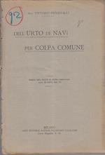 Dell'urto di navi per colpa comune