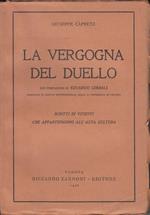 La vergogna del duello scritti di viventi che appartengono all'alta cultura