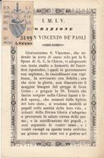 I.m.i.v. orazione san vincenzo de paoli