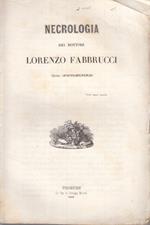 Necrologia del dottore lorenzo fabbrucci da firenze