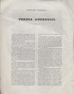 Ricordanza necrologica di teresa andreucci