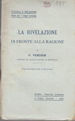 La rivelazione di fronte alla ragione