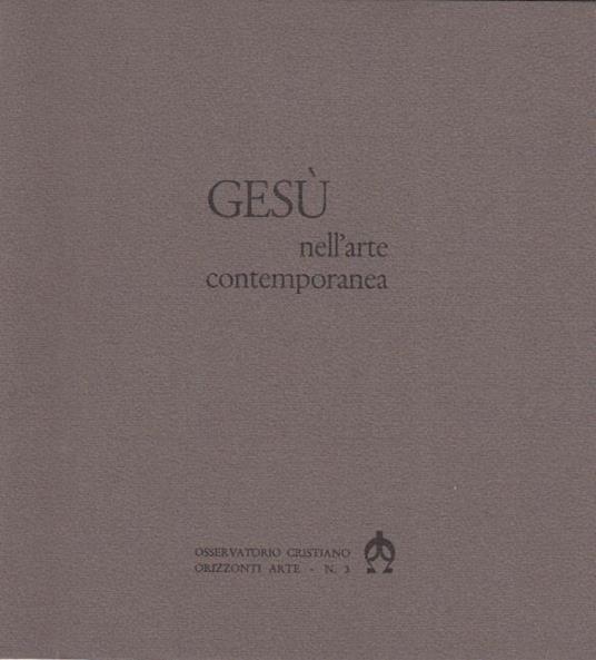 Gesù nell'arte contemporanea - copertina