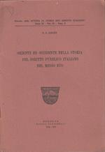 Oriente ed occidente nella storia del diritto pubblico italiano nel medioevo
