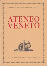 Ateneo veneto anno 1994 182° anno accademico atti e memorie dell'ateneo veneto