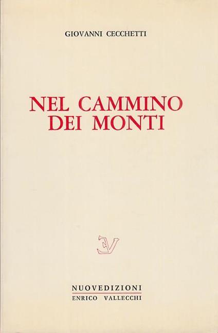 Nel cammino dei monti - Giovanni Cecchetti - copertina