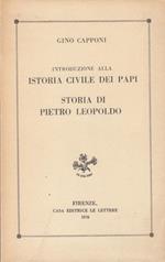 Introduzione alla istoria civile dei papi. Storia di Pietro Leopoldo