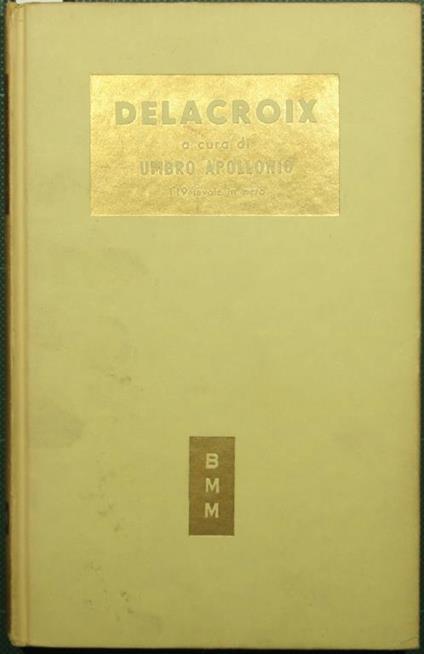 Delacroix - Umbro Apollonio - copertina