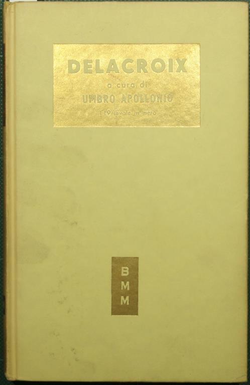 Delacroix - Umbro Apollonio - copertina