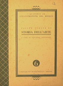 Pagine scelte di storia dell'arte - copertina