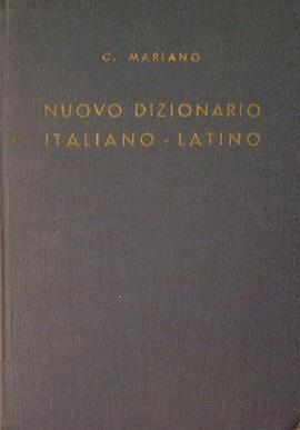 Nuovo dizionario Italiano-Latino - copertina