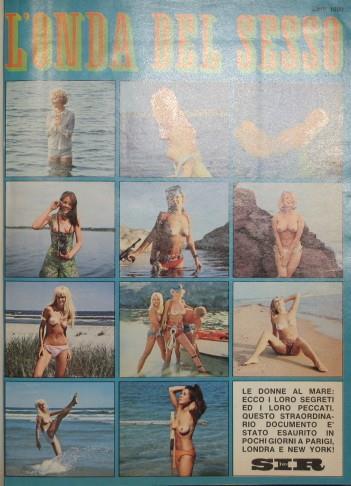 Raccolta di riviste erotiche. Il volume contiene: L'onda del sesso. Ragazze Sir. Ragazze 2000. Speciale dalla Svezia - copertina
