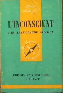 L' Inconscient - Jean-Claude Filloux - copertina