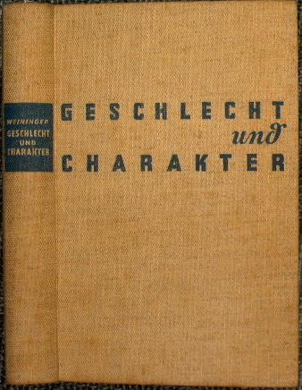 Geschlecht Und Charakter: Eine Prinzipielle Untersuchung - Otto Weininger - copertina