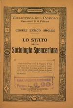 Lo lo Stato nella Sociologia Spenceriana