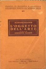 L' oggetto dell'arte