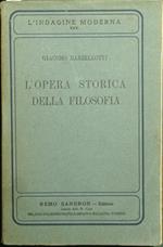 L' opera storica della filosofia