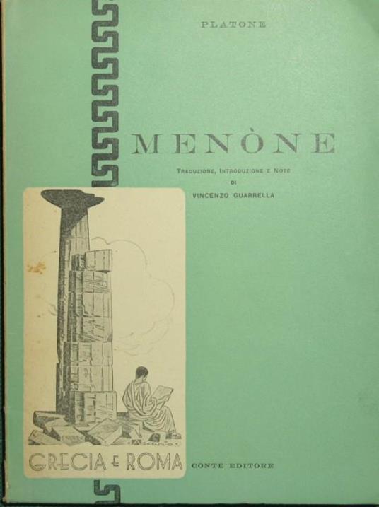 Menone - Platone - copertina