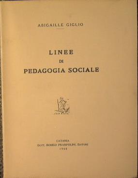 Linee di Pedagogia Sociale - Abigaille Giglio - copertina