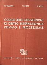 Codice delle convenzioni di diritto internazionale privato e processuale
