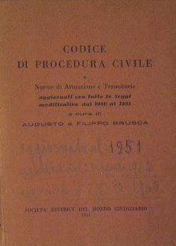 Codice di procedura civile. E norme di attuazione e transitorie aggiornati con le recenti riforme - Augusto Brusca,Filippo Brusca - copertina