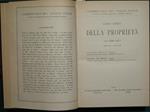 Commentario del Codice Civile - Libro terzo - Della proprietà. Art. 1100-1172