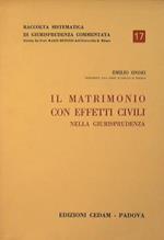 Il matrimonio con effetti civili nella giurisprudenza