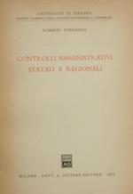 Controlli amministrativi statali e regionali