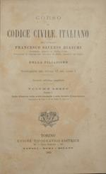Corso di Codice Civile italiano. Vol. VI - Parte I. Della filiazione. Spiegazione del titolo VI del libro I
