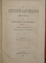 Il circolo giuridico. Anno XXIX. Vol. XXIX. Rivista di legislazione e giurisprudenza