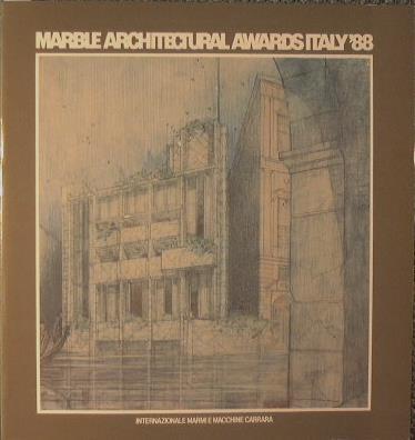 Marble Architectural awards Italy '88 - copertina