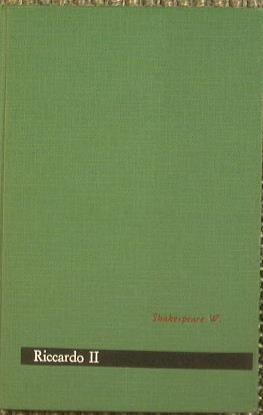 Riccardo II - William Shakespeare - copertina