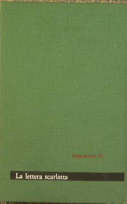 La lettera scarlatta - Nathaniel Hawthorne - copertina