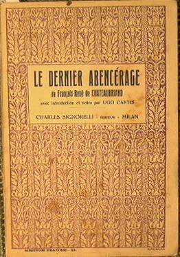Le Dernier Abencerage - François-René de Chateaubriand - copertina