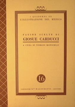 Pagine scelte di Giosue Carducci - Giosuè Carducci - copertina