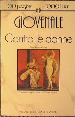Contro le donne - D. Giunio Giovenale - copertina