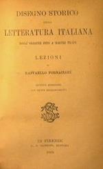 Disegno storico della letteratura italiana dall'origine fino à nostri tempi