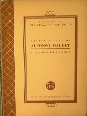 Pagine scelte di Alfonso Daudet - Raffaele Carrieri - copertina