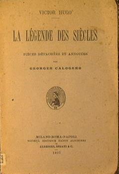 La legende des siecles - Victor Hugo - copertina