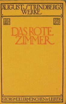 Das Rote Zimmer. Verdeutscht von Emil Schering - August Stridberg - copertina