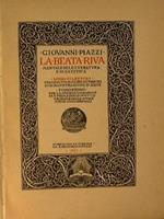 La beata Riva. Manuale di letteratuta e di estetica