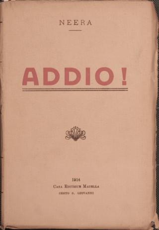 Addio ! - Neera - copertina