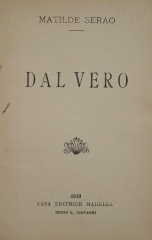 Dal vero - Matilde Serao - copertina