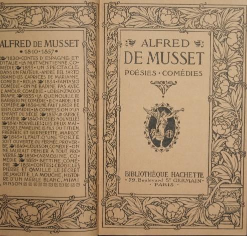 Poésies. Comédies - Alfred de Musset - copertina