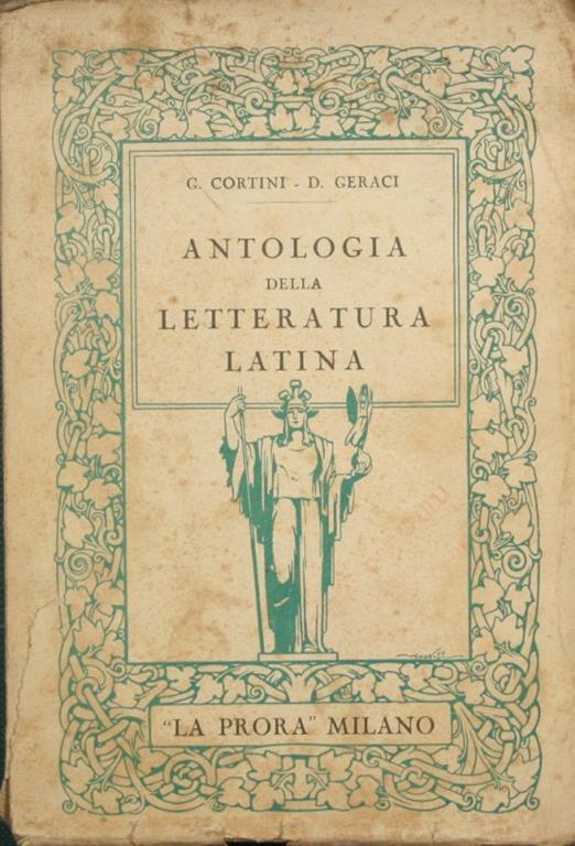 Antologia della letteratura latina - Giuseppe Cortini,D. Geraci - copertina