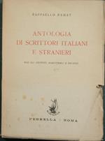 Antologia di scrittori italiani e stranieri. Per gl'Istituti magistrali e tecnici